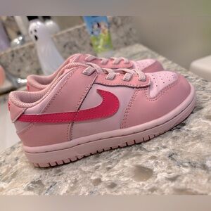 Nike Dunk Low Triple Pink - Size 10 - lightly worn